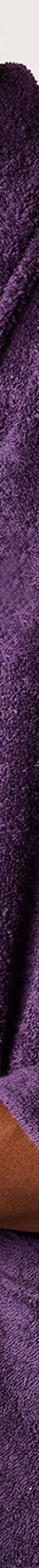 Peignoir mixte adulte col châle éponge bouclette (aubergine) Peignoir mixte adulte col châle éponge bouclette (aubergine)